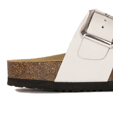 Dr. Brinkmann Women's Slides White Leather