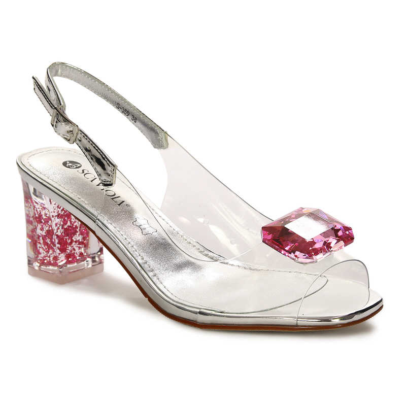 Sca'viola Women's Silver Sandals