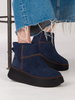 Maciejka 06257-17/00-4 Navy Snow Boots
