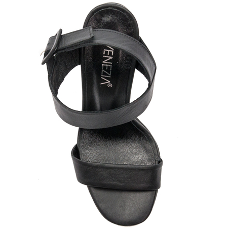 Venezia Esti Black Sandals