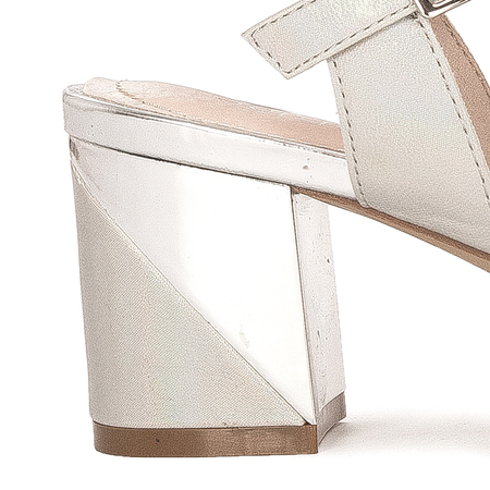 Sergio Leone women's Silver sandals