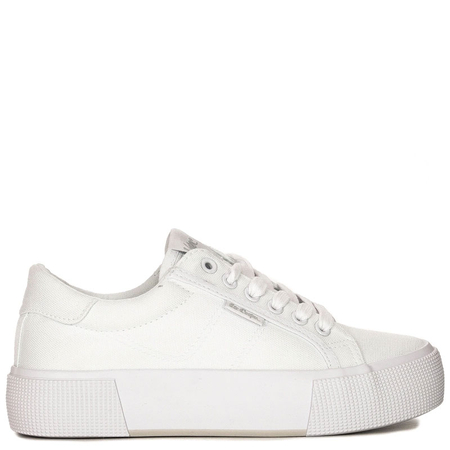 Lee Cooper Trampki Damskie na Platformie Białe LCW-22-31-0884L