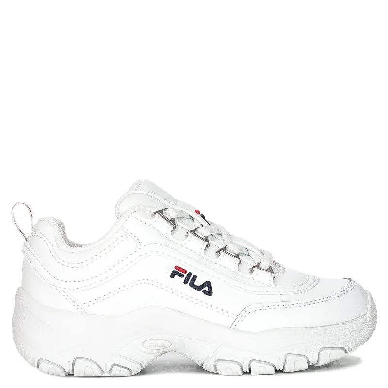 Sneakersy Fila Strada Low Kids White Białe
