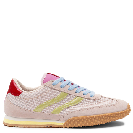 Gioseppo Sneakersy Pastelowe Damskie Zamszowo-Siateczkowe Wielokolorowe 78029-CHAKE-PINK