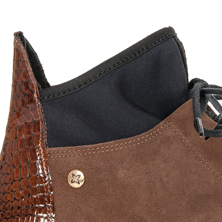 Maciejka 04744-02/00-7 Brown Lace-up Boots