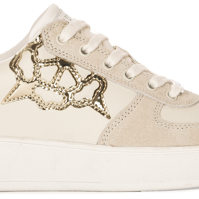 Guess Sneakersy SIDNY IVORY beżowe