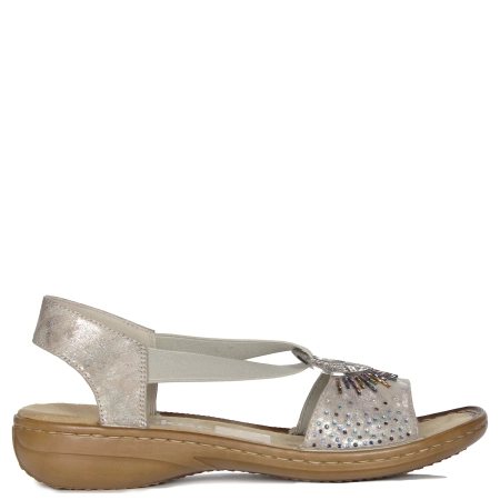 Rieker Women's Sandals Metallic