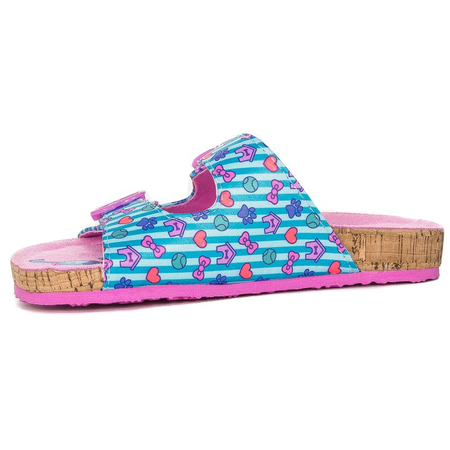 Klapki dziecięce Skechers 300013L TQPK Granola