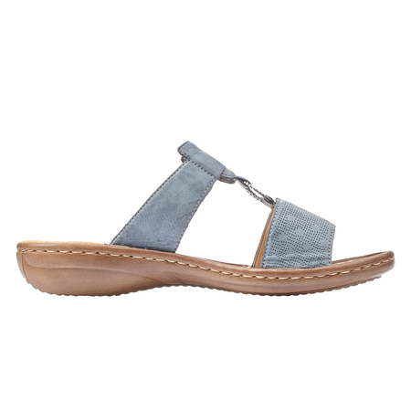 Rieker Women's Leather Velcro Blue