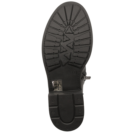 Botki Venezia Black skórzane Czarne