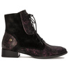 Maciejka 06193-01/00-7 Women's burgundy  and black Leather Boots