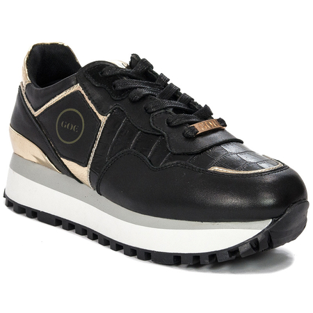 GOE II2N4080 Black Gold Sneakers