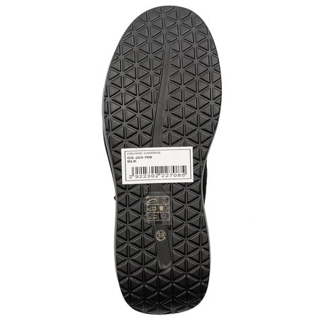 T.Sokolski Półbuty damskie sneakersy skórzane Black czarne