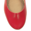 Maciejka Leather Comfort Ballet Flats Low Heel Red 00903-49/00-5