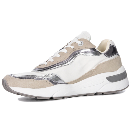 Pepe Jeans Sneakersy damskie White Arrow Layer Białe