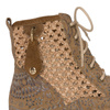 Maciejka Beige Lace-Up Boots