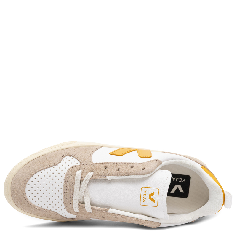 Veja Women's Leather White Uoro Almond  Sneakers