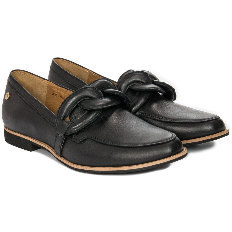 Maciejka Women's Black Flat Shoes