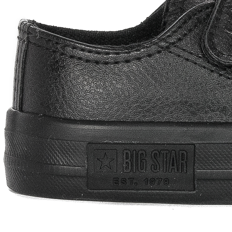 Big Star Black children's sneakers with Velcro