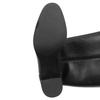 Maciejka Leather Knee-High Boots Block Heel  Black A7165-01/00-7