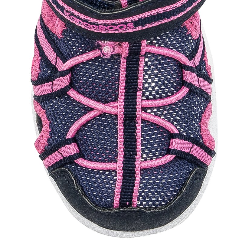 Kangaroos 02086 000 4294 DK Navy Fandango Pink Flat Shoes