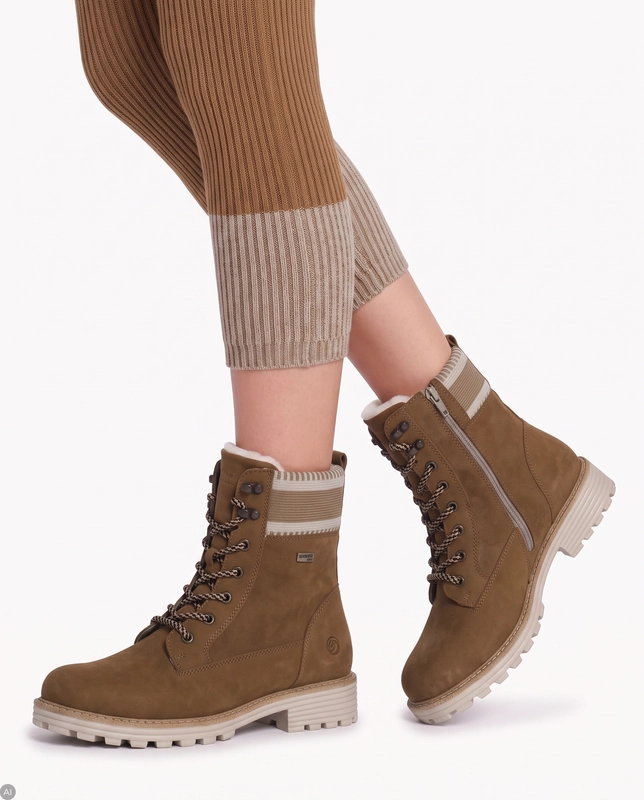 Remonte Women's Brown Combination warmed Boots