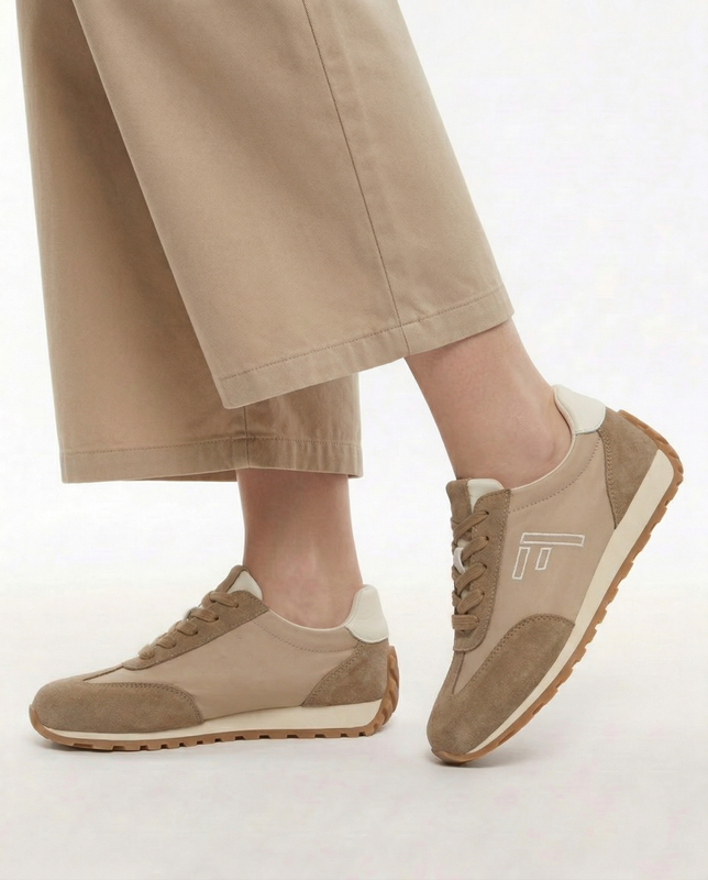 Filippo Leather Sneakers Beige DP7724-26-BE