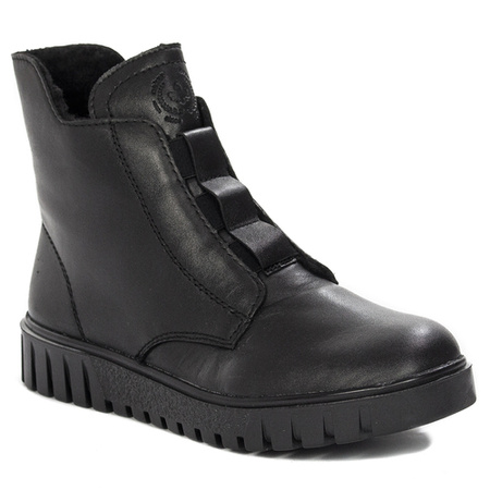 Rieker Y3458-00 Warned Black Boots