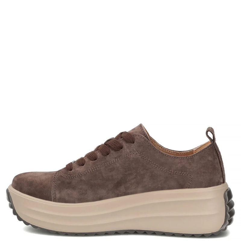 Filippo Brązowe Zamszowe Sneakersy Damskie Na Platformie DP8339/26 D BR
