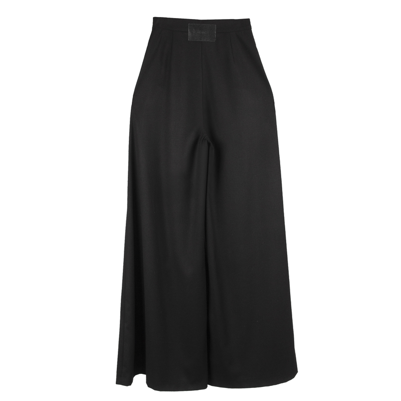 Opra Spodnie Damskie Baha Black Very High Waist Pants