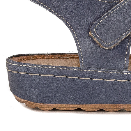 Maciejka Navy Blue Sandals