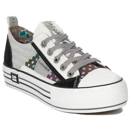 CAFENOIR Women's Sneakers Fabric Nero Black