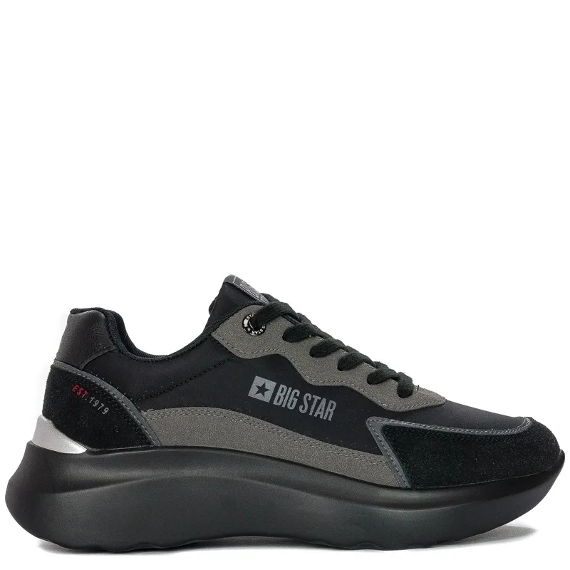 Sneakersy Big Star JJ274989 Black Czarne