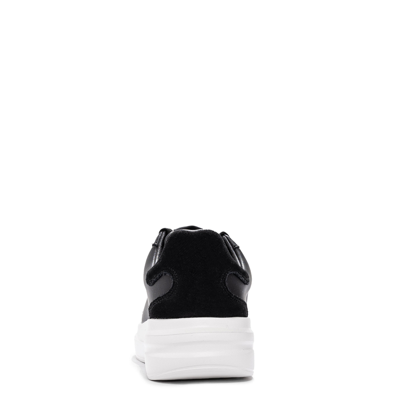 Guess Skórzane Sneakersy Na Platformie Czarny FLPVIBSUE12-BLACK
