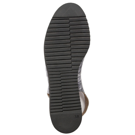 Maciejka Women's leather shoes Grey