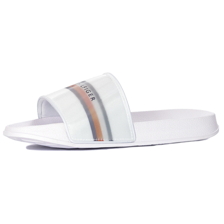 Tommy Hilfiger Women's Slides White