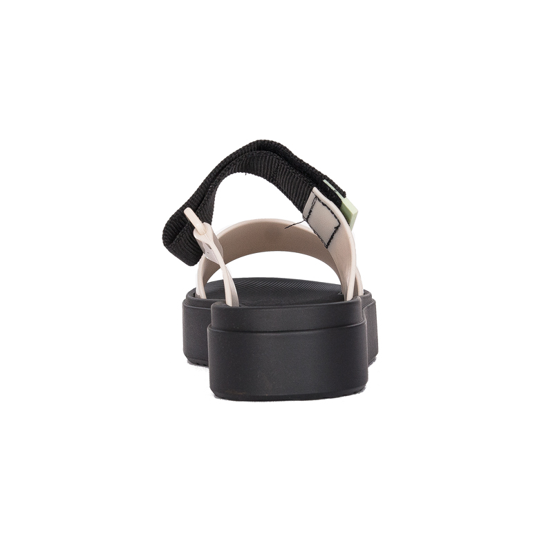 Zaxy  Step Tam Fem Black & White flip-flops