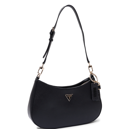 Guess Elegant Classic Shoulder Bag Baguette Small Black HWZG9672180-BLACK