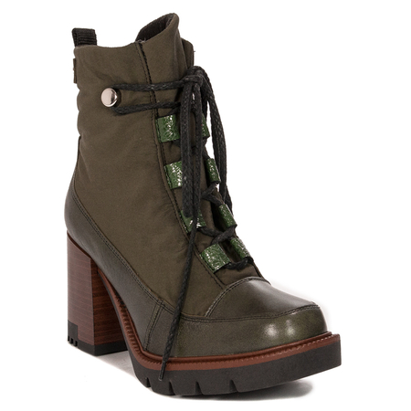Maciejka Green Women's Lace-Up Boots