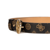 Guess Women's Belt brown MLO gold logo