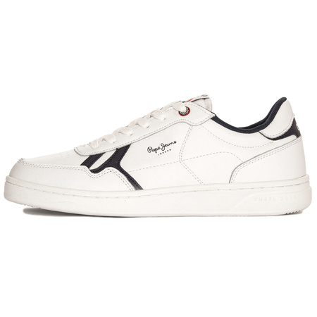 Pepe Jeans Sneakersy buty męskie Kore Britt M White Białe