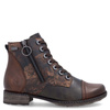 Remonte Women’s Lace-Up Ankle Boots With Side Zip Insulated Chocolate Brown D4382-25