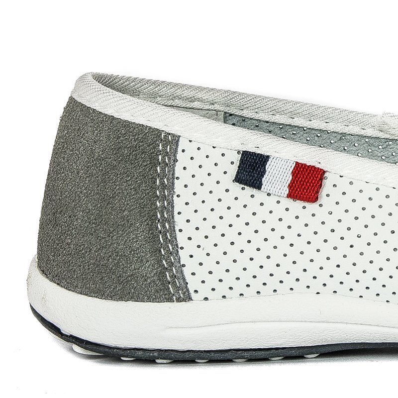Filippo DP142-22 WH GR White/Grey Ballerina