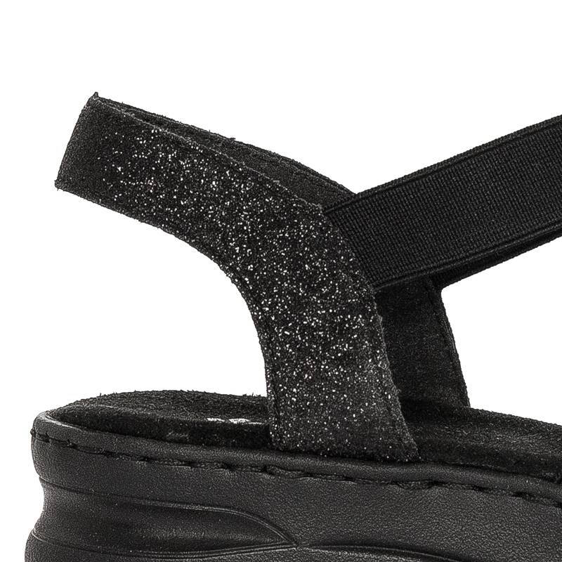 Rieker Black Schwarz Sandals