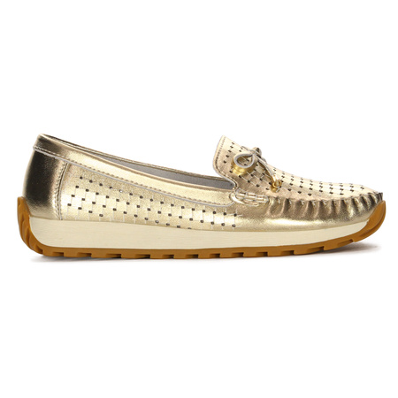 Artiker Półbuty Damskie Złote