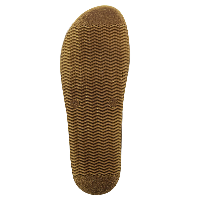 Maciejka Comfortable Leather Wedge Sandals Elegant Gold L4490-25/00-1
