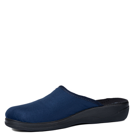Inblu Miękkie Kapcie Damskie Na Grubej Podeszwie Granatowe CU00001D-BLUE