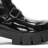 S.Barski Women's Ankle Boots Black Lacquered