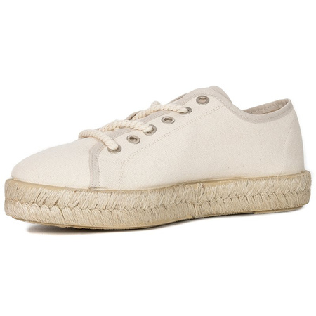 Verbenas 02 0024 03537 Beatriz Pique Recycled Crudo  Beige Espadrilles