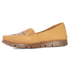 Maciejka Women's Leather BShoes Navy Yellow
